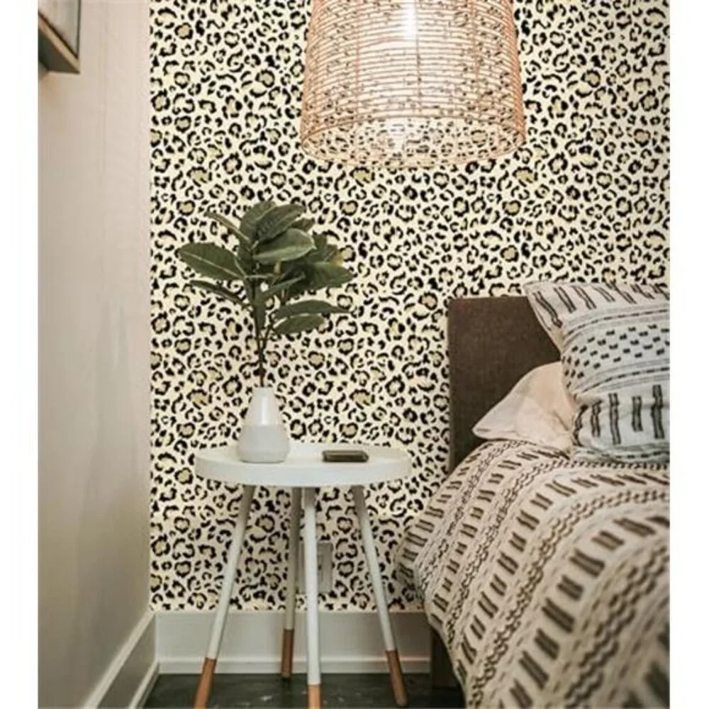 Leopard Wallpaper Cheetah Print Self Adhesive Wallpaper